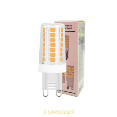 Imagem de Lampada Led Halopin G9 5w Para Lustre Arandela - 220v 3000k - Bela Hom