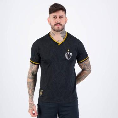 Imagem de Camisa Atlético Mineiro Retrô 2013 Preta - Retromania, GG