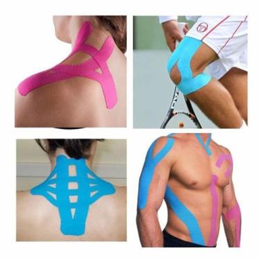 Imagem de Bandagem Elástica Gold Sports Adesiva Neuromuscular, Verde, Único, Uni