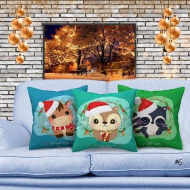 Imagem de Kit Luxo 3 Capas De Natal Para Sala - Gabi Flor, Natal 1