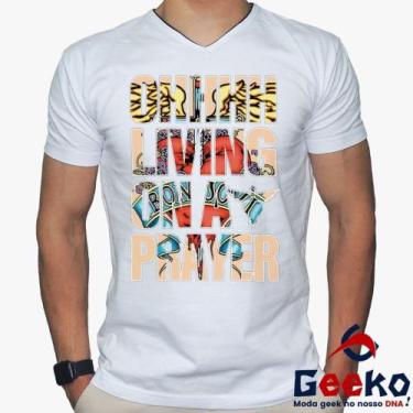 Imagem de Camiseta Bon Jovi 100% Algodão Ohhhh Living on a Prayer Rock Geeko, Br