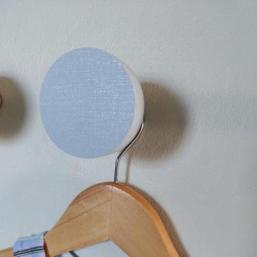 Imagem de 3 Ganchos de parede pendurador Colorido MDF Bola - Souvenir Decor, Azu