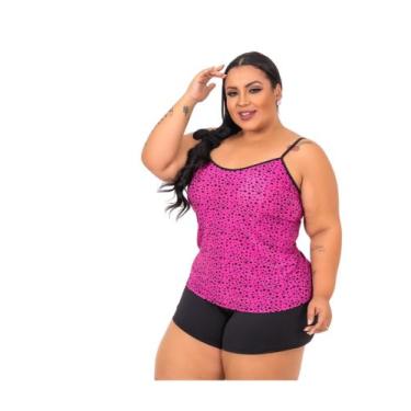 Imagem de Pijama Feminino primavera Verao Baby Doll Shorts Regatinha Confortavel