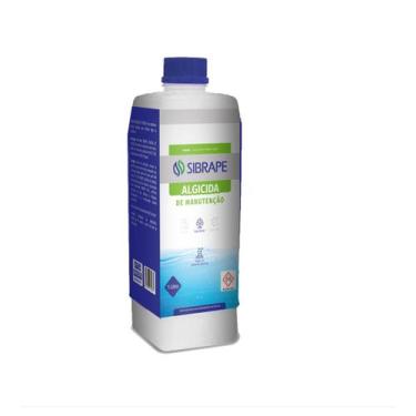 Imagem de Sibrape Manutenção Para Piscinas  1l Previne Algas, Algicida Manutençã