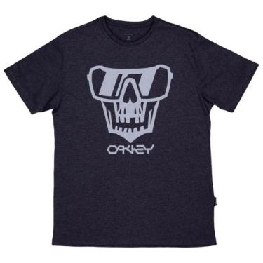 Imagem de Camiseta Oakley Glass Graphic Tee Caveira, Blackout, M