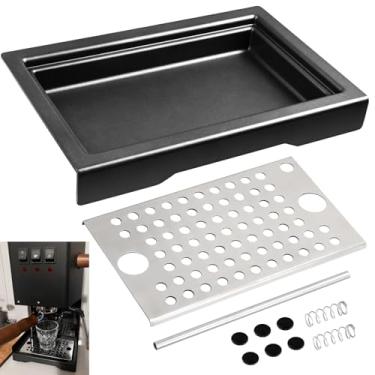 Imagem de Bandeja coletora de perfil baixo compatível com Gaggia Classic Pro V1, V2 (com conjunto de grelha)