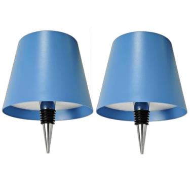 Imagem de GZKPL Kit de 2 lâmpadas de garrafa sem fio, lâmpada de LED recarregável para garrafas, abajur, luz de licor, luminária de mesa com 3 cores reguláveis ao toque para qualquer garrafa, bar, restaurante,