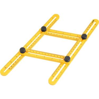 Imagem de Esquadro Ajustável Multifuncional Marcações Em Ângulos Vond