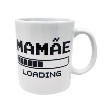 Imagem de Caneca Branca Personalizada Lembrancinha Mãe Mamãe Loading - GMH Prod.