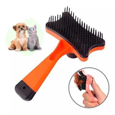 Imagem de Escova Pet Rasqueadeira Pet Tira Pelos Pra Cachorro E Gatos - CHALESCO