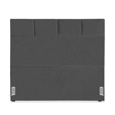 Imagem de Cabeceira de Cama Box Casal 138 cm Marjorie Inspire House Suede Veludo