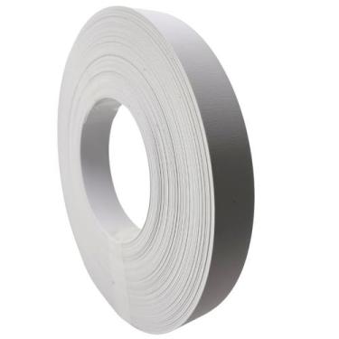 Imagem de Fita de Borda Abs Cinza Aurora Trama 22mm x 1mm x 5m Para Moveis Acaba