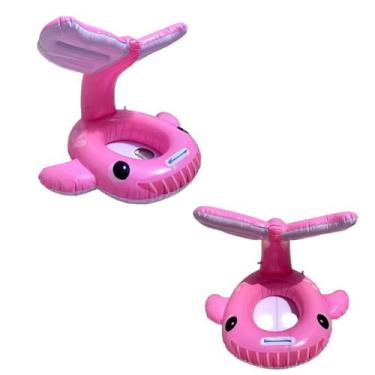 Imagem de Boia Infantil Pezinho Baleia rosa Bebe Cobertura Piscina Fralda - Outr