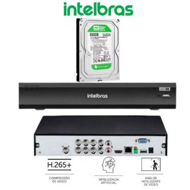 Imagem de Dvr Intelbras 8 Canais iMhdx 3008 Hdcvi Ahd Hdtvi 5 Em 1 c/ inteligênc