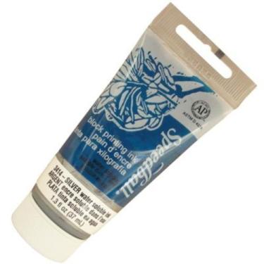 Imagem de Tinta Xilogravura Prata Base Água 37ml Speedball