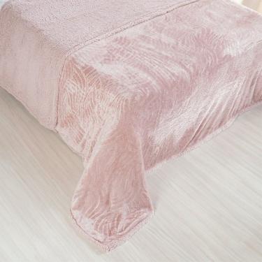 Imagem de Manta Sherpa Realce Casal Dupla Face 180x220cm