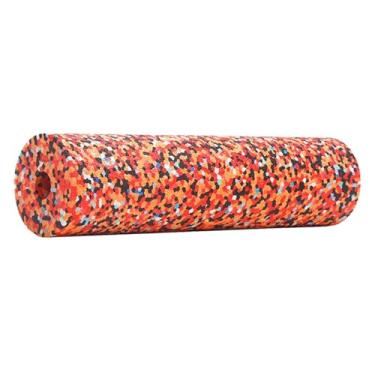 Imagem de Deevoka Coluna de rolo de espuma pescoço relaxante pilates rolo de espuma das mulheres dos homens para treinamento de equilíbrio atleta escritório viagem, Colorida