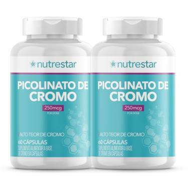 Imagem de Kit 2x Picolinato De Cromo 250mcg 120 Cáps Nutrestar