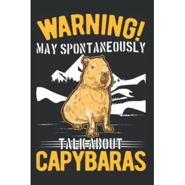 Imagem de Notebook With Capybara: May Spontaneously Talk About Capybaras / 6x9 Inches / 120 graph Sites