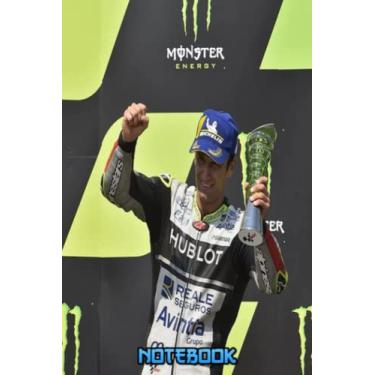 Imagem de Notebook : Johann Zarco Writing Notebook Gift For Men Women Teens 100 College Ruled Pages Thankgiving Notebook #772