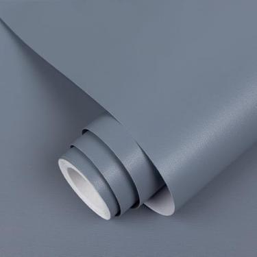 Imagem de Abyssaly Papel de parede autoadesivo e removível para móveis de cozinha, parede de quarto, gaveta, livros 39,9 cm × 196 pol