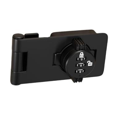 Imagem de Wswqop Fechadura de combinação de armário, fechadura de armário sem chave, senha de armário, fecho rotativo com parafuso para porta de celeiro de caixa de, Luminoso