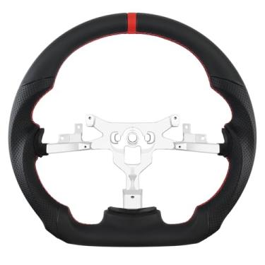 Imagem de LOSCHEN Volante Para Chevrolet Corvette C6 2006-2011 Zr1 Z06, Couro Nappa Perfurado Completo, Volante De Fundo Plano Em Formato De D