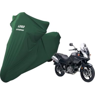 Imagem de Capa De Cobrir Moto Suzuki DL 650 V-Strom Não Risca Pintura (Verde)