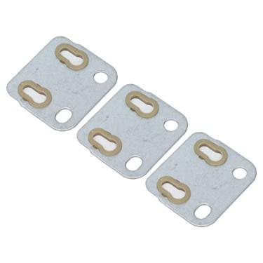 Imagem de Substituição Placa de Guia Haste de Pressão, Suporte de Haste de Balanço de 10 Unidades, Placa de Haste de Pressão de Válvula de Plástico de Ferro, Fácil de Instalar,