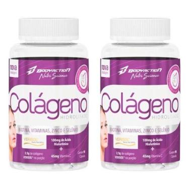 Imagem de Kit 2 Vitaminas Colageno Hidrolisado Veriol 90 Caps Body - BODYACTION