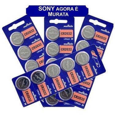 Imagem de 20 Baterias CR2032 Sony Para Relógios e outros eletrônicos