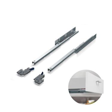 Imagem de Corrediça Trilho Telescópico Invisível Com Amortecedor Soft Closing 3d de 300 Mm Hd