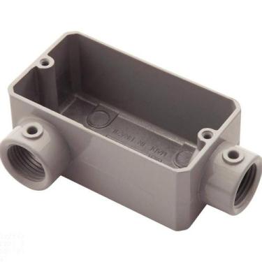 Imagem de Condulete Fixo 3/4" Tipo "lr" - Sem Tampa / Rosca Bsp / Com Pintura El