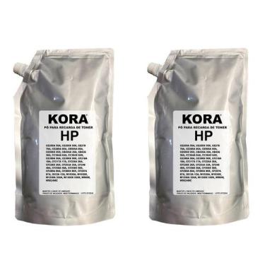 Imagem de Kit 2 refil toner compatível toner para CF280X 80X CE505X 05X - Kora