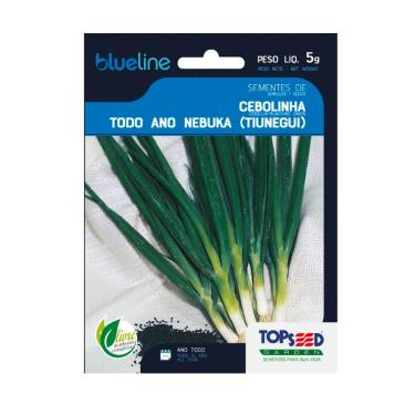 Imagem de Blueline Sementes de Cebolinha Todo Ano Nebuka Tiunegui, 5g, Topseed Garden