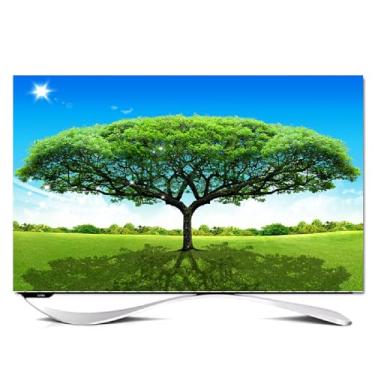 Imagem de Capa protetora de tela para TV/PC TV multitamanho monitor de computador capa contra poeira quarto sala de estar arte decoração (tamanho: 32~215.9 cm)-Tipo 01||65 polegadas