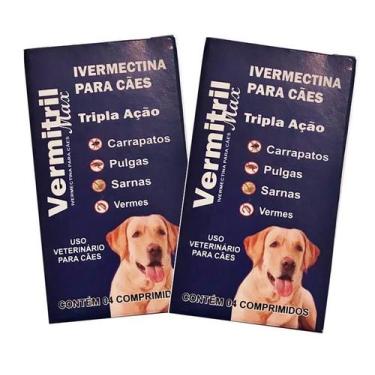 Imagem de Vermitril  8 Comprimidos Palatáveis para Cães de Grande Porte