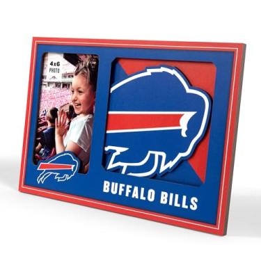 Imagem de YouTheFan Moldura com logotipo NFL Buffalo Bills 3D