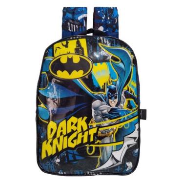 Imagem de Mochila Escolar de Costas Infantil M Chenson BM-2425 Batman, Preto