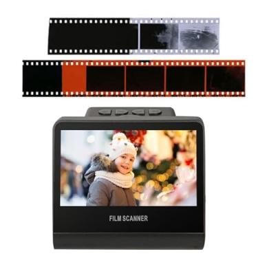 Imagem de Scanner de Filme Digital, 22MP Film and Slide Scanner Com Tela LCD de 5 Polegadas, Converter Color & B&W Negatives & Slides 35mm, 126, 110 135 Filme para HD Fotos Digitais JPEG