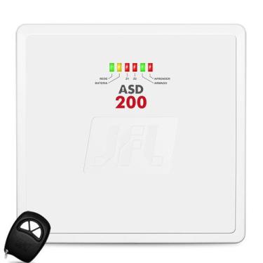 Imagem de Central de alarme convencional residencial e comercial 2 zonas asd-200