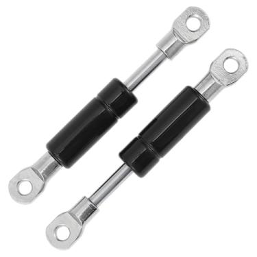 Imagem de X AUTOHAUX Amortecedores a gás de 100 mm/3,94" molas a gás 67N preto aço carbono 2 peças RV caixa de ferramentas tampa caixa de armazenamento capa de porta de armário