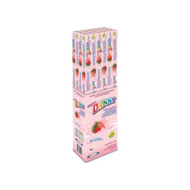Imagem de Chiclete Chicletão Danny Yogurt Morango 30cm c/ 24u 840g