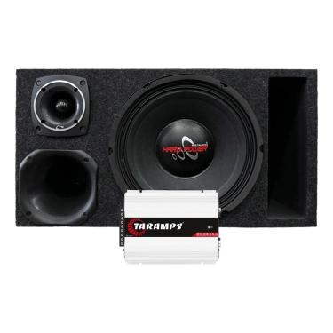 Imagem de Caixa trio duto régua alto falante hard power hp 750 módulo DS800X4 taramps