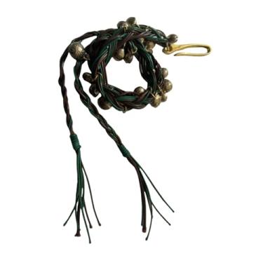 Imagem de YIJU Pandeiro Jinglebell Cymbal Pandeiro Instrumento Musical Acessórios Címbalo Ching Pandeiro Efeito Sino para Crashes Rides, Verde