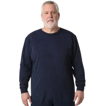 Imagem de Camisa Uv +50 Manga Longa Plus Size - Genérico, Preto, G2