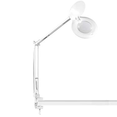Imagem de Lupa dobrável de mesa 10X, com lupa de luz LED, para idosos, jovens, amplificação de manutenção de circuitos eletrônicos, amplificação de reparo de celular