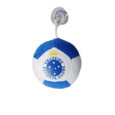 Imagem de Chaveiro Bola do Cruzeiro com Ventosa  Produto Oficial - mileno