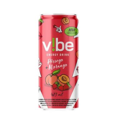 Imagem de Energético Vibe Pêssego + Morango 473ml