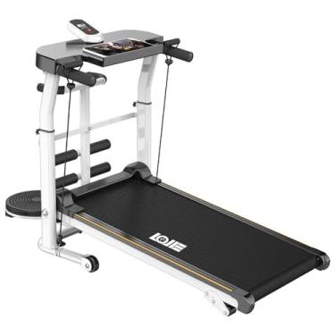 Imagem de Esteira Ergométrica,Pequena Esteira Dobrável Multifuncional,Adequada para Uso em Casa e No Escritório, com Capacidade de Carga de 150 Kg